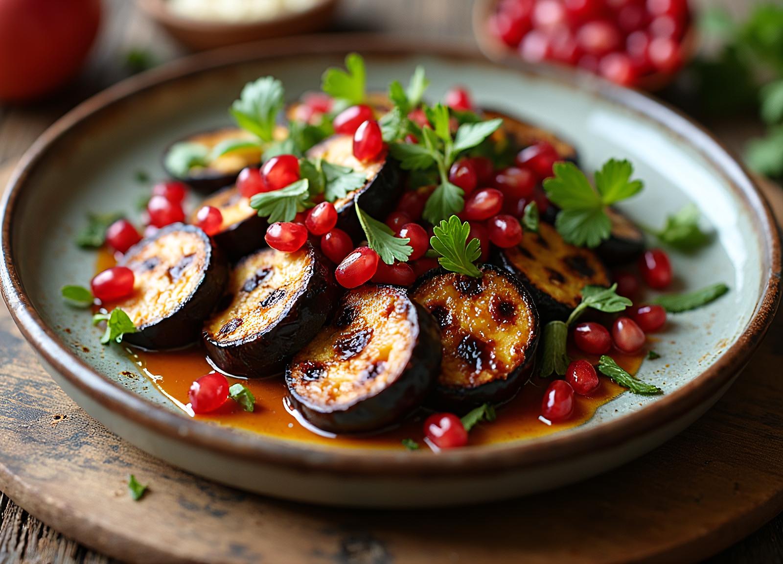 חציל ורימונים