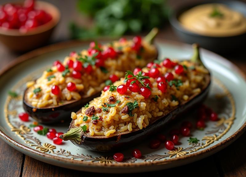 חציל ממולא בתנור